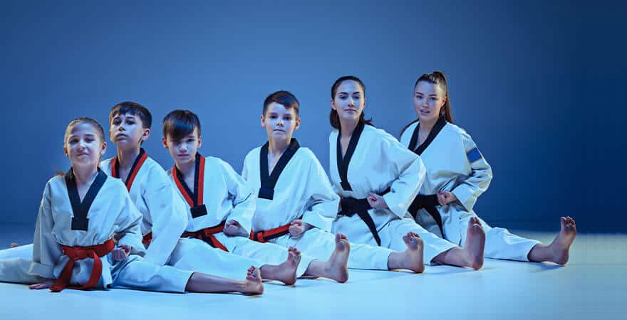 Martial Arts Lessons for Kids in Austin TX - Kids Group Splits