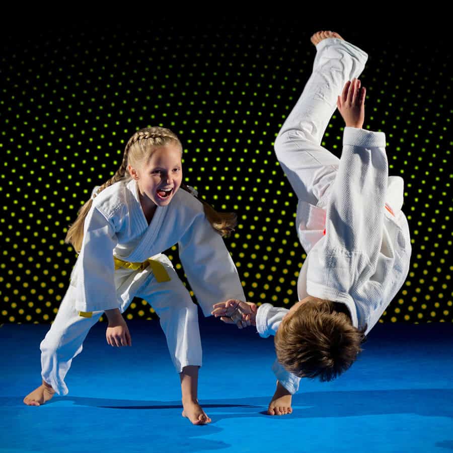 Martial Arts Lessons for Kids in Austin TX - Judo Toss Kids Girl