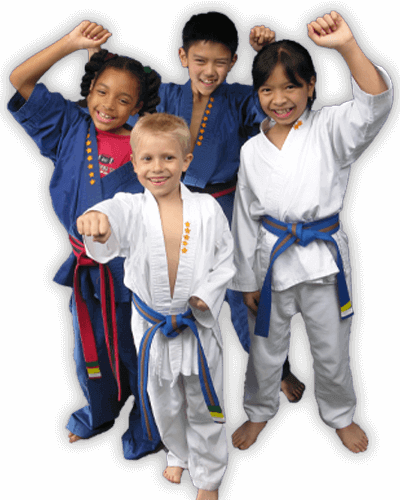 Martial Arts Summer Camp for Kids in Austin TX - Happy Group of Kids Banner Summer Camp Page